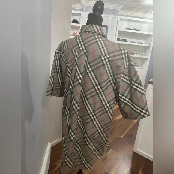 Burberry Multicolor Plaid Casual Shirt